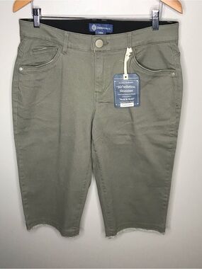 Democracy Abroad Solution Simmer Cropped Jeans Sz 14W